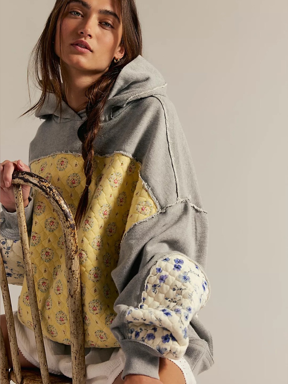 NWT We The Free Get Ditsy Hoodie